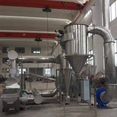 Jakość  Herbal Medicine Vibratory Fluidized Bed Dryer Lotus Root Powder Yeast Dryer Machine fabryka