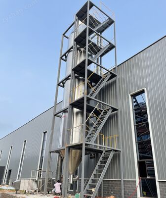 Przemysłowa, energooszczędna, ciśnieniowa atomizująca suszarka rozpyłowa do produkcji sferycznych granulek