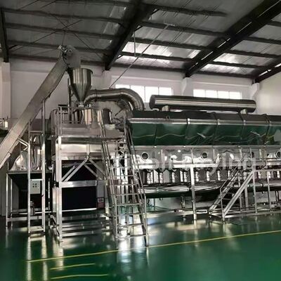 Suszarka ze złożem fluidalnym na gorące powietrze do granulatów farmaceutycznych