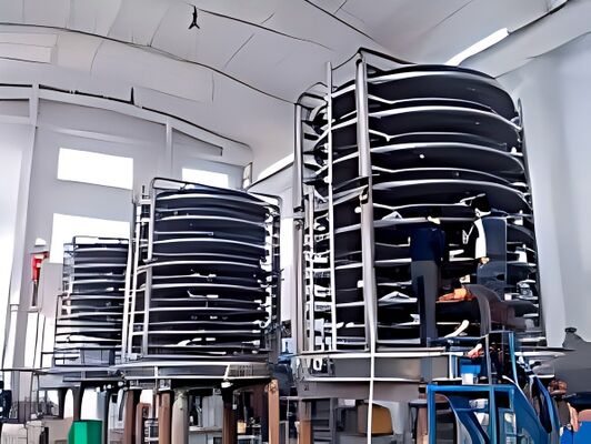 Płytowy system ciągłej suszarki próżniowej z zamkniętą pętlą do odzyskiwania rozpuszczalnika