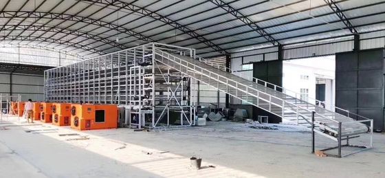 Suszarka taśmowa o dużej pojemności z cyrkulacją gorącego powietrza Przemysłowa suszarka do włosów