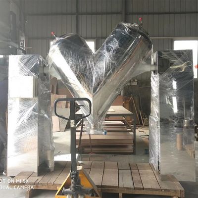 Dia 200mm Sugar Dextrose V Type Powder Mixer Maszyna do mieszania granulatu mąki