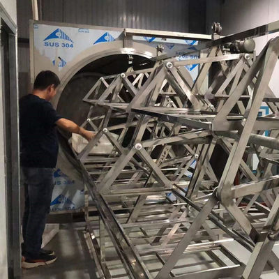 24KW Komercyjna mikrofalowa suszarka próżniowa Piekarnik do odwadniania ananasów i mango