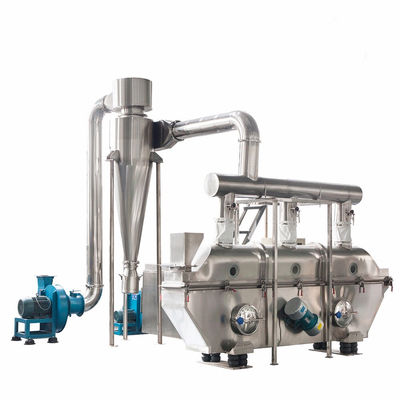 Medycyna ziołowa Wibracyjna suszarka fluidyzacyjna Maszyna do suszenia drożdży w proszku z korzeniem lotosu