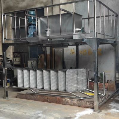 Granulat suchego proszku Poziomy mieszalnik wstęgowy 304 Podwójny spiralny mieszalnik wstęgowy